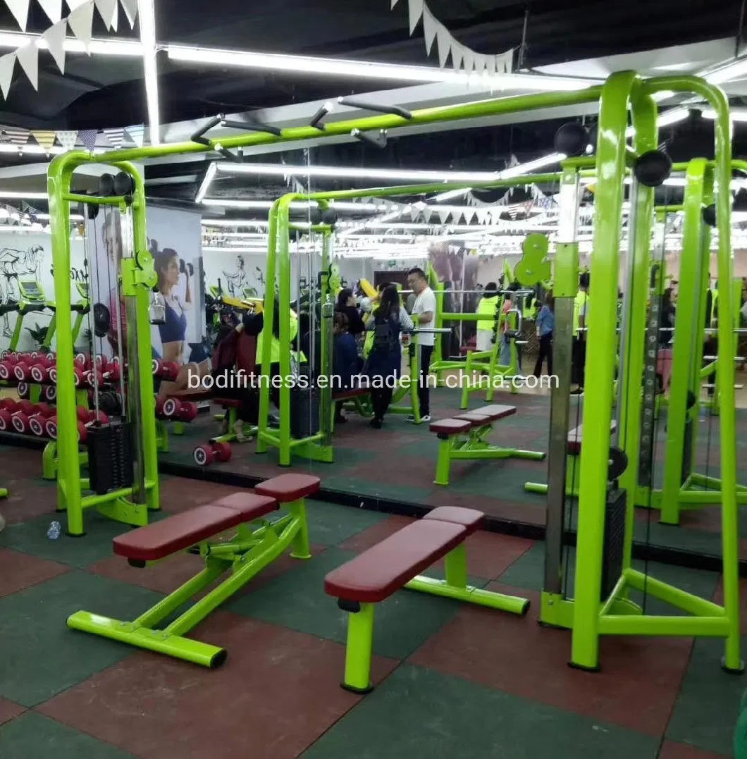 Multi Function Training Group Life Fitness Equipment Multi Jungle 4 Stacks