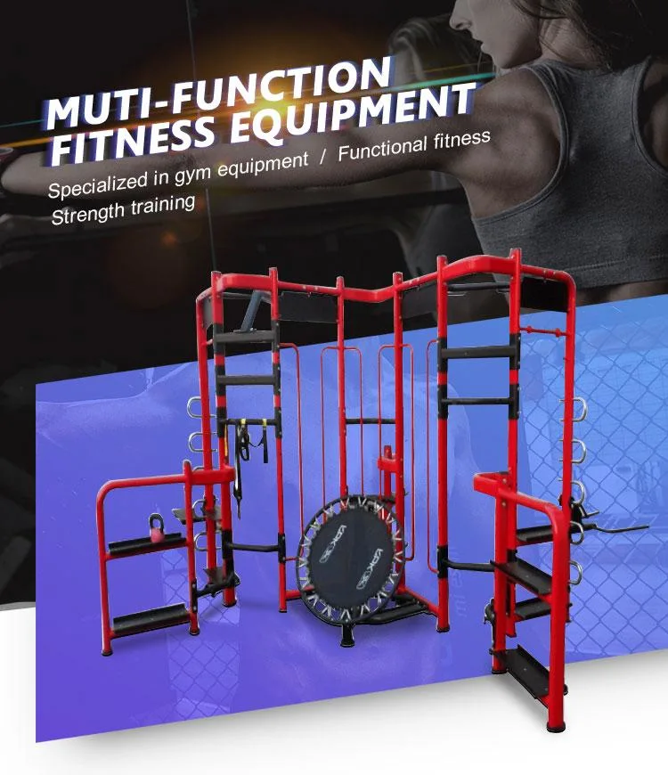 Fitness Multi Adjustable Parts Free Motion Dual Cable Cross Equipment