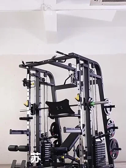 Professional Multifunctional Home Exercise Multi Squat Leg Raiser Office Body Fitness Smith Machine Gym Equipment