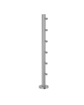 OEM/ODM Stainless Steel Round Post with Bar Holder/Cable Wire